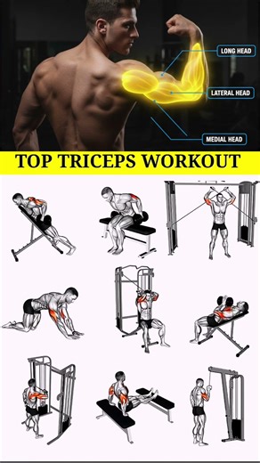 Sirf 9 Triceps Exercises Se Banegi Badi Arms 💪 | Best Triceps Workout