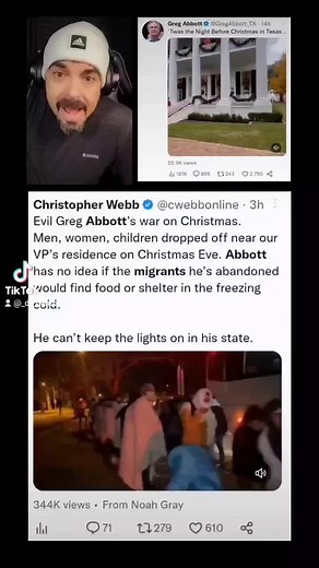 @_dr_panda_ Greg Abbott strikes again Happy holidays to those who can... May the ones that cannot find warmth and some sort of happiness #Getloud #texas #Abbott #Happyholidays