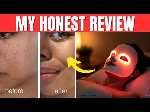 Glokore Led Mask Review ❌⚠️MY REVIEW❌⚠️ GLOKORE MASK REVIEWS- GLOKORE RED LIGHT MASK - GLOKORE