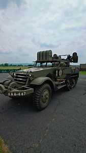 Checkout this amazing halftrack found a @midatlanticairmuseum WW2 Weekend!! #ww2weekend #ww2history #militaryvehicle #airshow | Milsurpia
