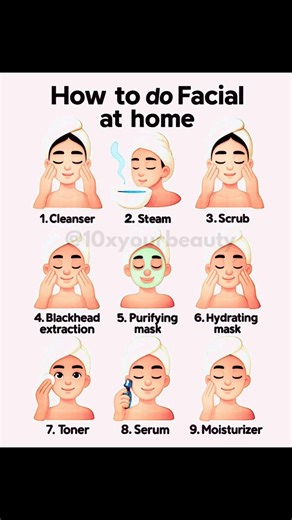 From Dull to Radiant Skin in 9 Simple Steps 💫 | DIY Facial Routine