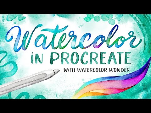 Watercolor in Procreate with Watercolor Wonder // Brush Set Tour & Watercolor Cactus Tutorial