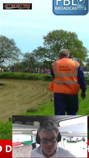 #shorts Banger Racing Live Stream Snippet 17th April 2022 Smiler the broadcaster New Tech Try out
