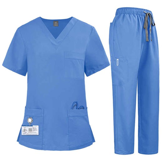 Hospital Operating Room Uniforms Scrubs for Physician Nurse Dentist Winter and Summer Work Clothes OEM Model XL Size