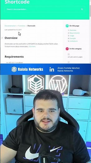Insertar custom-fields de ACF con shortcodes #shorts #wordpress #acf