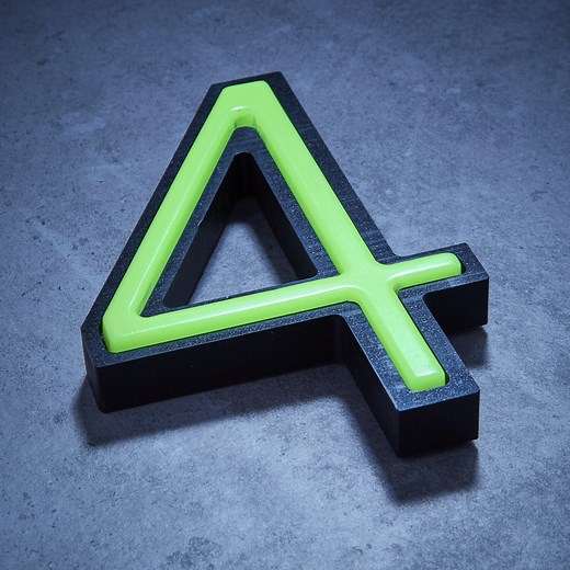 Glow in the Dark House Numbers - Green / Solar Powered House Numbers - Green - Walmart.ca