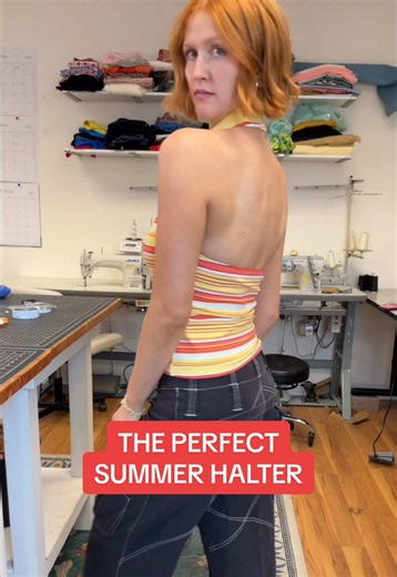 Thrifted Polo to Summer Halter: Easy DIY Transformation