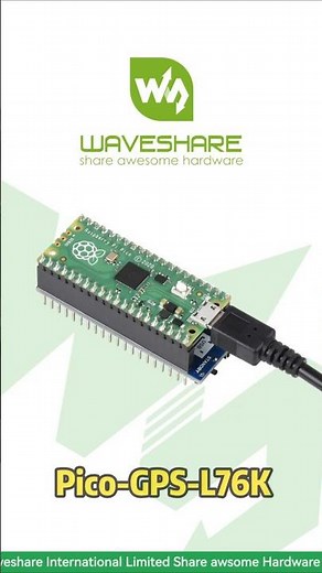 Pico GPS L76K,Multi-GNSS for global coverage, 40mA with 2.0m CEP y#waveshare #esp32 #raspberrypi