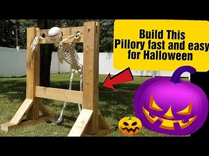 Halloween Prop pillory easy to make