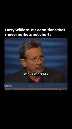 Advice from traders on Instagram: "Larry Williams can still identify certain market-moving forces that remain just as constant and in play even today. Save this post for later Follow @advicefromtraders for daily content. Source:MoneyShow Use: for educational and purposes only . . . . . . . . #Finance #StockMarket #Trading #Investing #MarketConditions #TraderLife #FinanceTips #WallStreet #MoneyMoves #InvestSmart"