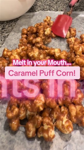 Easy Caramel Puff Corn Recipe in Just 6 Minutes!