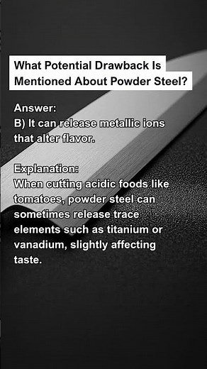 Drawback of Powder Steel