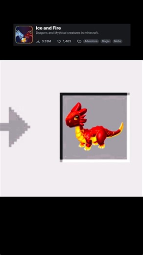 craft 128! ( lava dragon baby 💀) #minecraft