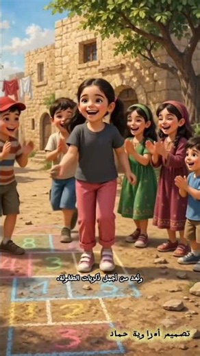 الحجلة لعبة شعبية جميلة تصميم أ.راوية حماد 🇵🇸 #تعليم_الأطفال