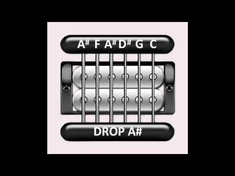 Perfect Guitar Tuner (Drop A# / Bb = A# F A# D# G C)