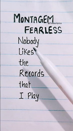 Montagem Fearless lirvie, DJ eu4oria ultra slowed lyrics #montagem #lyrics