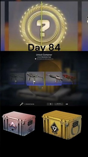 Day 84 Case Unboxing to Glove #cs2 #gold #revolutioncase #unboxing