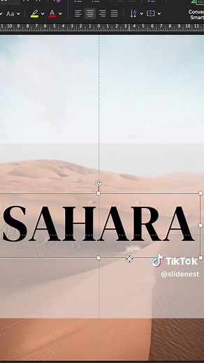 This PowerPoint intro is just what you need 🤯 #sahara #egypt #morph #powerpoint #presentation #animation #powerpointtutorial #design #ideas #creative #tutorials #classpresentation #students #studytok #morph #product