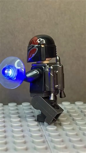 Mandalorian Commando Vs Clone Trooper #lego #starwars #stopmotion #shorts