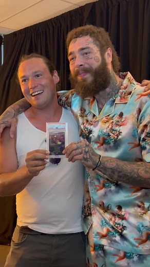 When I found the One Ring, the first person who came to mind was @Post Malone. I have played MTG since I was a kid and obviously it would be amazing to keep this card. But for a guy like me, being able to sell it is life changing. I just really hoped it would go to someone who would appreciate it as much as I do. This is my dream come true, meeting Post Malone and him buying the One Ring card from me is literally a moment straight out of a fairytale. Post Malone @Magic: The Gathering you have ch