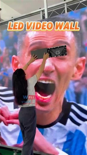 Cableless module & quick service: Are you looking for LED video wall #wellvision #ledwall #dimaria