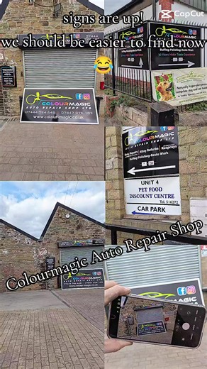 Colour magic auto repair shop on TikTok