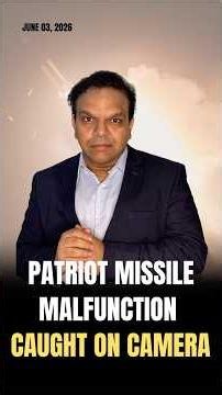 Patriot Missile Fails Mid-Air? #iran #iranwar #trump #drone #dronestrikes #kuwait #patriot #missile