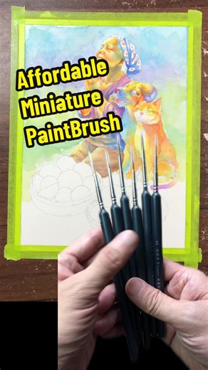 🎨 AFFORDABLE MINIATURE PAINTBRUSH | Precision for Fine Details Achieve clean lines, sharp highlights, and intricate textures with this Affordable Miniature Paintbrush. Designed for fine detailing in acrylic, watercolor, and oil painting, it features quality nylon bristles that hold shape and deliver controlled, smooth strokes. Perfect for artists who want pro-level precision without the high price. 🛒 Add to cart and level up your detailing game today. #MiniaturePaintbrush #DetailBrush #ArtSupp
