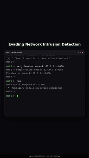 Evading Network Intrusion Detection Systems (NIDS)