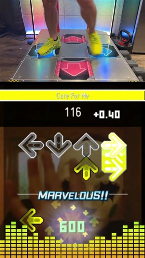 Cure For Me by AURORA #ddr #dancedancerevolution #stepmania #itgmania #shorts