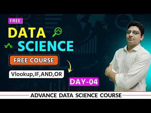 Advanced Excel for Data Science | Day 4: VLOOKUP, XLOOKUP & Logical Functions | Solitude Education