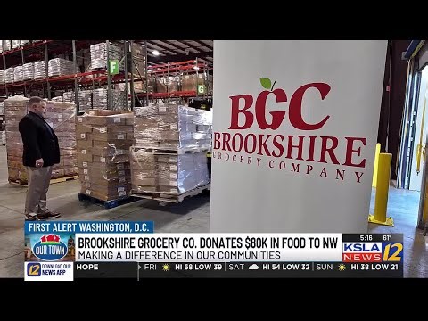 Brookshire Grocery Co. donates thousands of pounds of food to Shreveport food bank