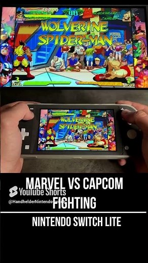 MARVEL vs. CAPCOM Fighting Collection: Arcade Classics Nintendo Switch Lite Gameplay