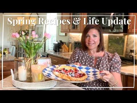 A Slow Spring Morning | Baking Quiche & Berry Treats, Sunny Style, & a Life Update