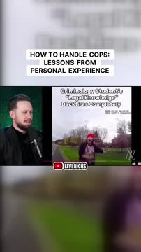 14K views · 280 reactions | Ever wondered how to stay safe during a police encounter? Watch this! #PoliceInteraction #RespectAuthority #LifeLessons #Compliance #StreetSmart #LegalAdvice #CivicResponsibility #PersonalExperience #RoadSafety | Levi Nichs | Facebook