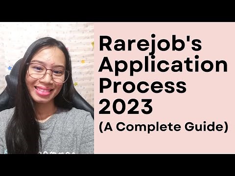 HOW to APPLY in RAREJOB | Applicant's COMPLETE GUIDE | Apply now!