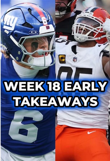 Week 18 Early Window Takeaways #nfl #nflnews #nflfootball #nflplayoffs #jacksondurham