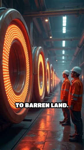 Inside the Magnetic Soil Regeneration Plant