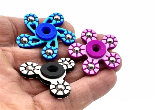 NEW!! Micro Spinners - Set #5 (multi-color Spinners) - Etsy