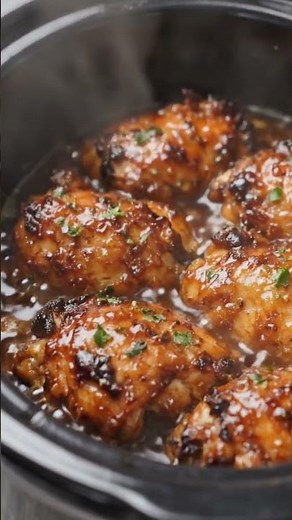 🍯 Slow Cooker Honey Garlic Chicken