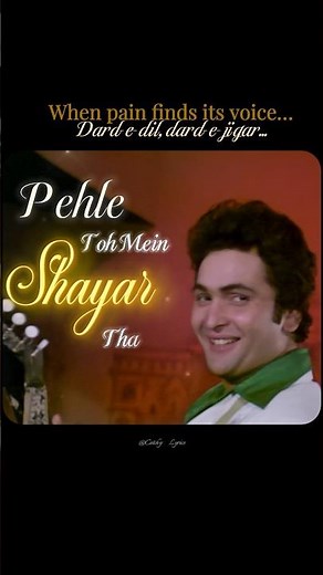 Dard-E-Dil Dard-E-Jigar - Mohammad Rafi 💔🎶 | Karz | Catchy Lyrics
