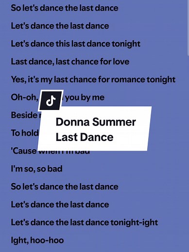 Donna Summer's Last Dance: Iconic Song from the 70s