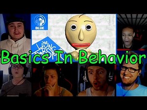 Baldi’s Basics Song- Basics in Behavior [Blue] REACTION MASHUP!