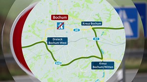 Sperrung der A40 bei Bochum | WDR aktuell