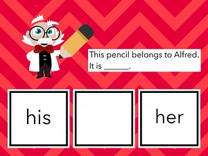 Possessive Pronoun Fill-in