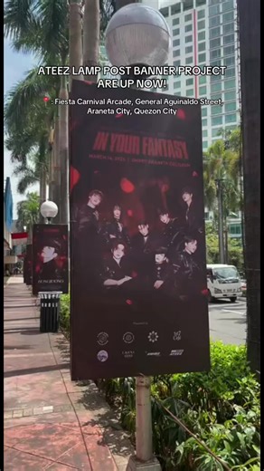 ATEEZ Lamp Post Project in Manila - March 2026