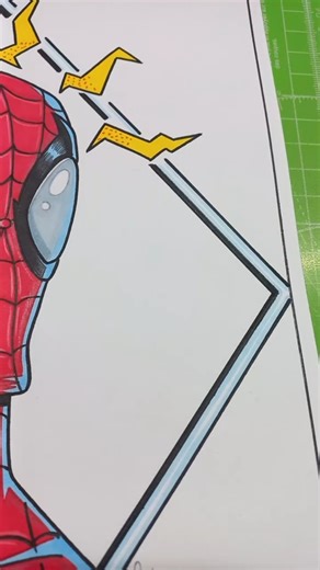 "My spidey sense is tingling!" SPIDER-MAN 😉 #art #drawing #artwork #spiderman