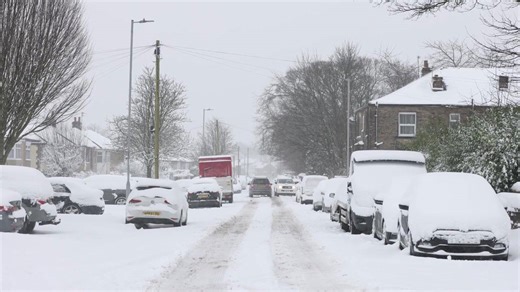 UK snow forecast as -8C freeze hits