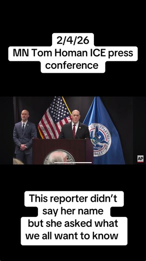 Today’s ICE press conference. He’s constant use of the word “alien” made me so mad. @Associated Press Anyone know who the journalist who asked the question was? #minneapolis #immigration #illegal