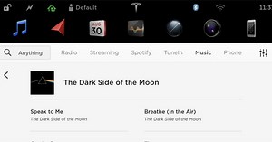 A first look at Tesla's own music streaming service in the works